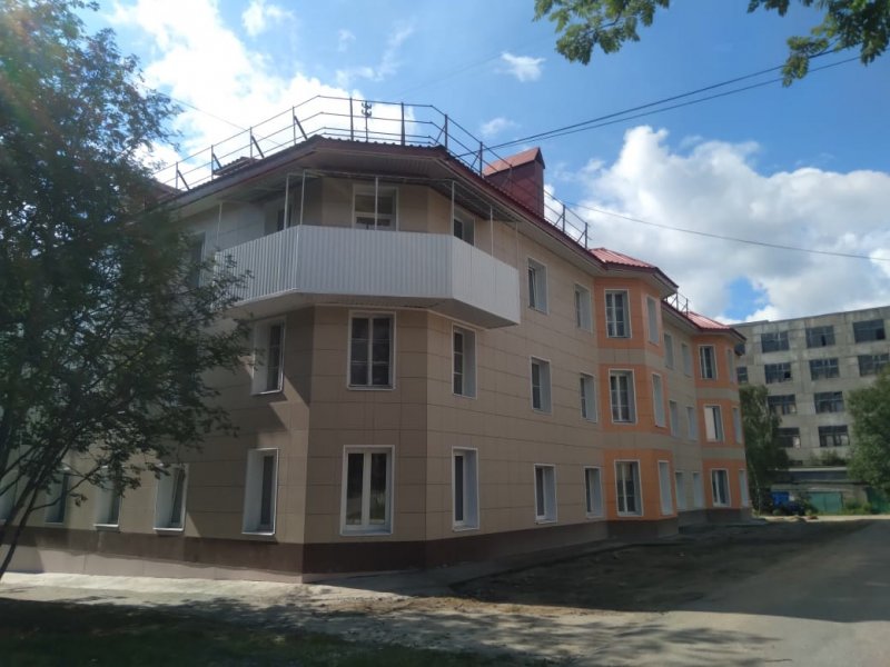 Первыми капремонт домов завершили в Ковдоре Первыми капремонт домов завершили в Ковдоре