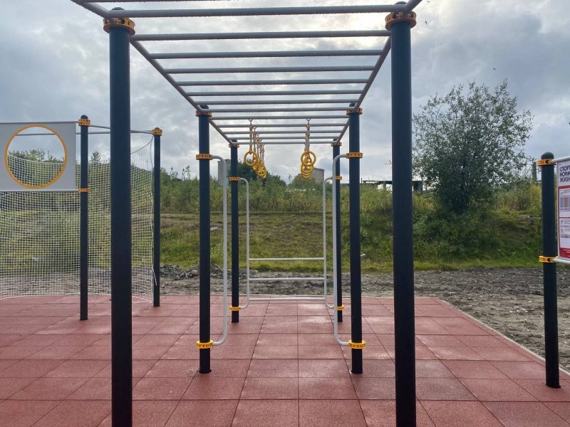 Новая спортивная площадка открылась в Полярном Новая спортивная площадка открылась в Полярном