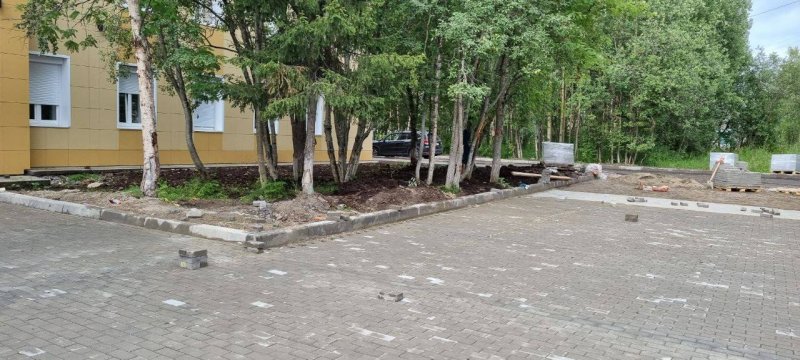 Почти готова амбулатория в Кильдинстрое Почти готова амбулатория в Кильдинстрое