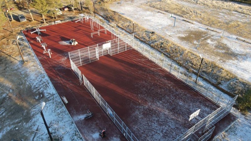 Многофункциональную спортзону открыли в Алакуртти 