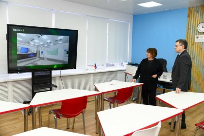 Модернизировали кабинет химии в школе № 49 Мурманска