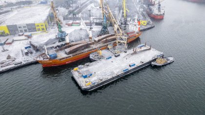 Будущие куполы для хранения сжиженного газа отгрузили в Мурманске