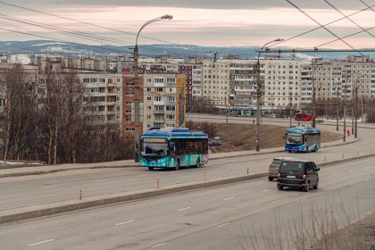 На целый час встали троллейбусы в Мурманске На целый час встали троллейбусы в Мурманске