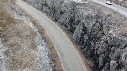 Наполовину готова двухуровневая развязка у Североморска Наполовину готова двухуровневая развязка у Североморска
