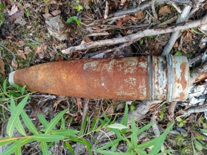 Боеприпас нашли по дороге на Териберку Боеприпас нашли по дороге на Териберку