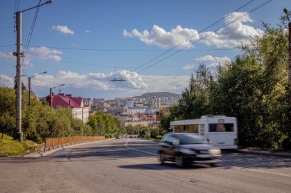 Открывают движение на Подгорной в Мурманске Открывают движение на Подгорной в Мурманске