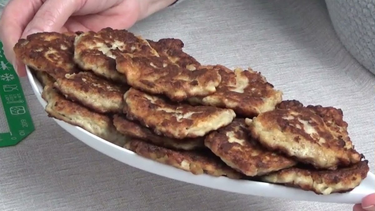 мясные оладьи