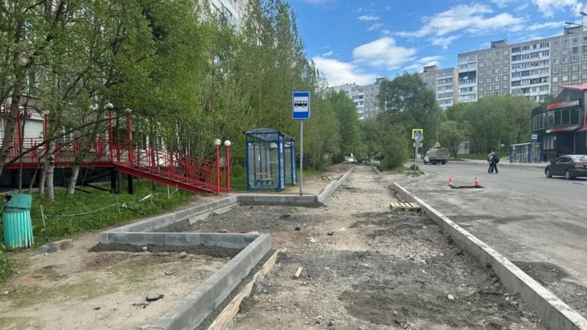 Ремонт дорог в Мурманске