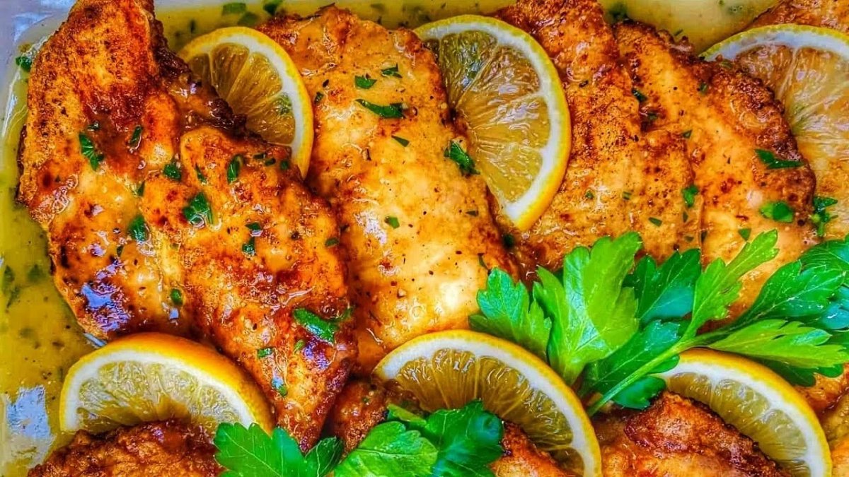 курица с лимоном