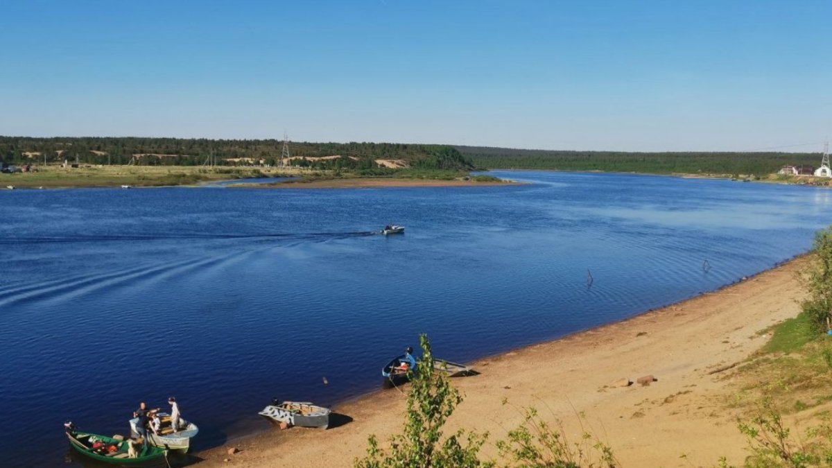 Река Варзуга в Заполярье