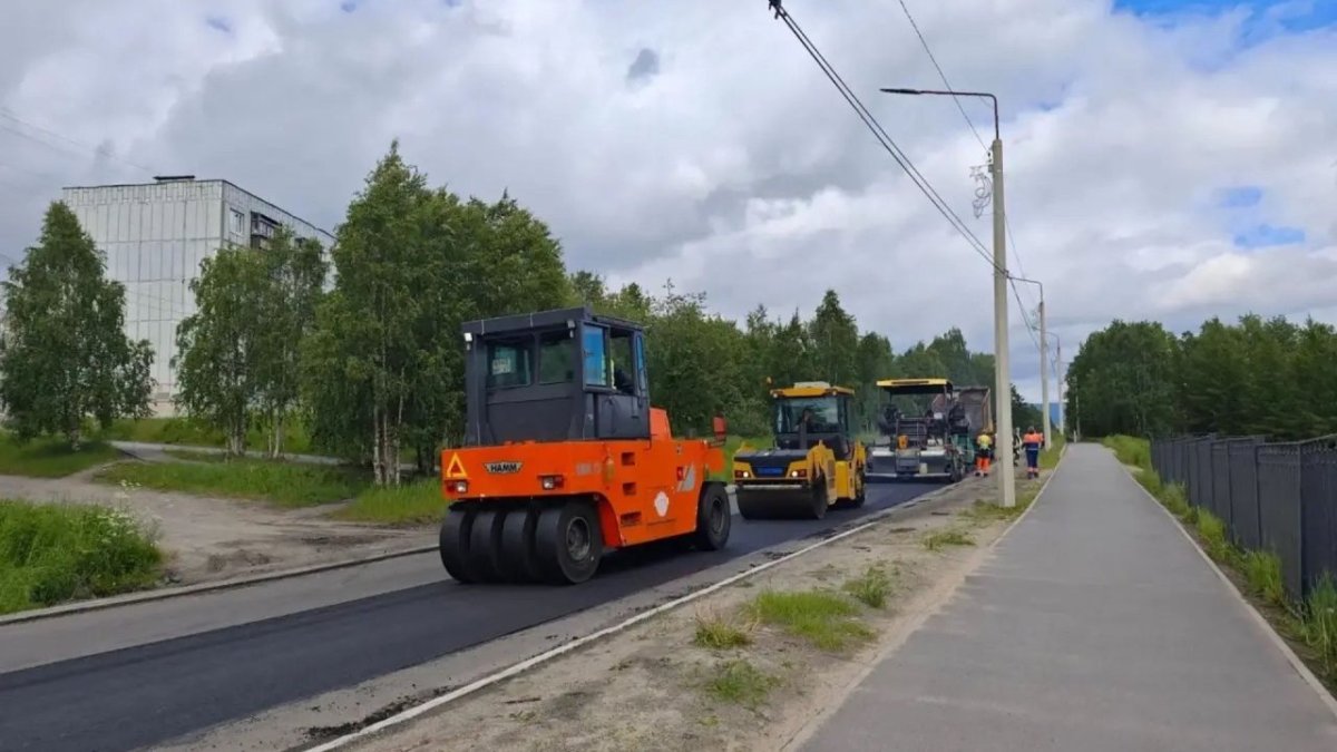 Укладка асфальта