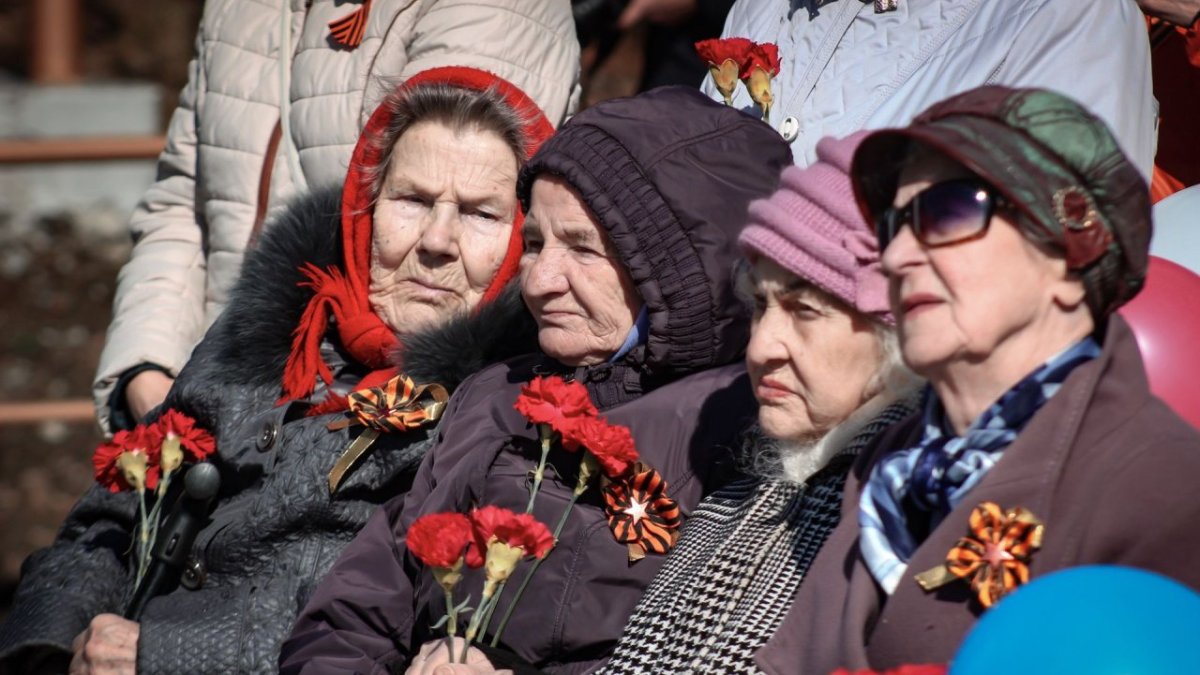 Ветераны на празднике