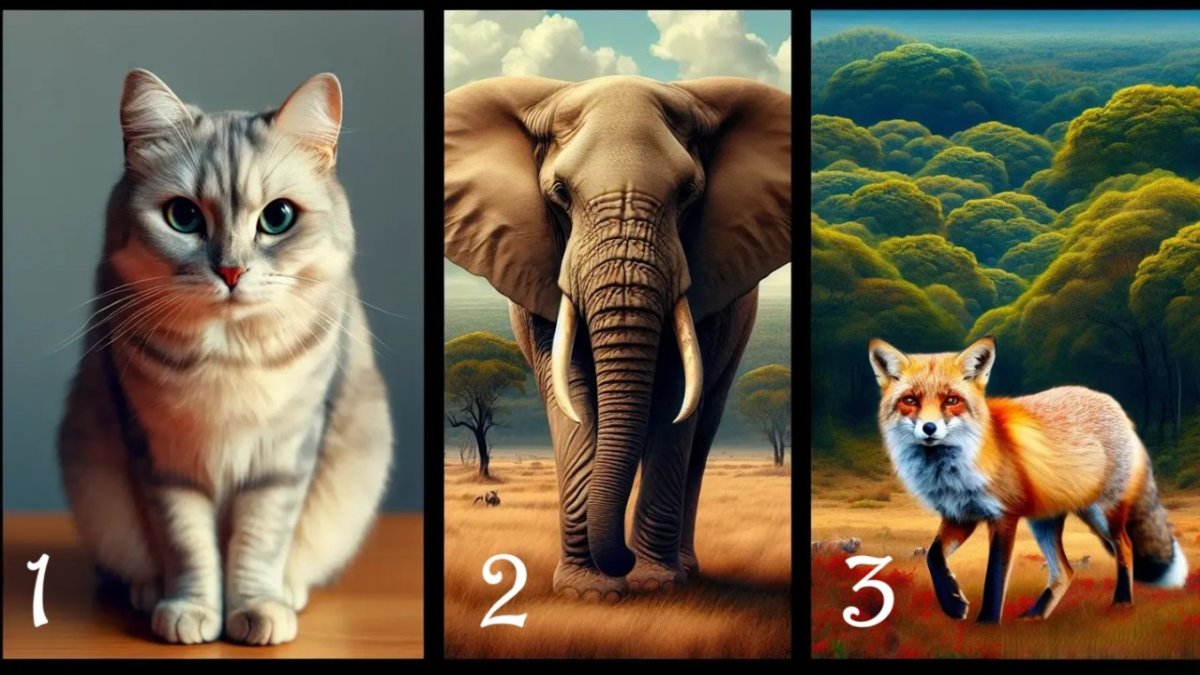 кот, слон и лиса