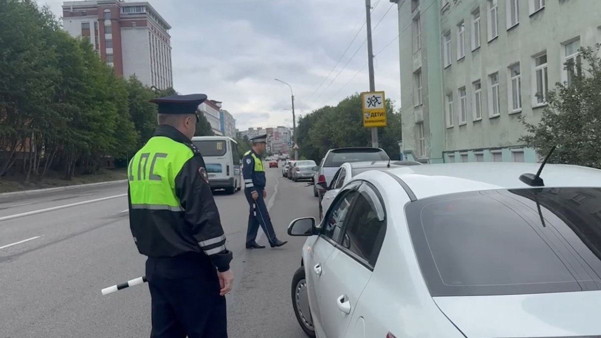 Рейд ГАИ в Мурманске