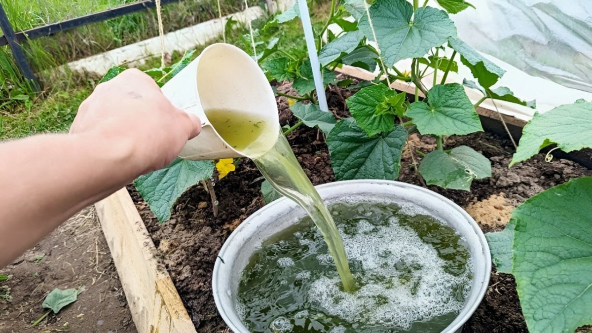 подкормка огурцов