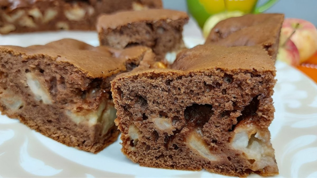 шоколадная шарлотка