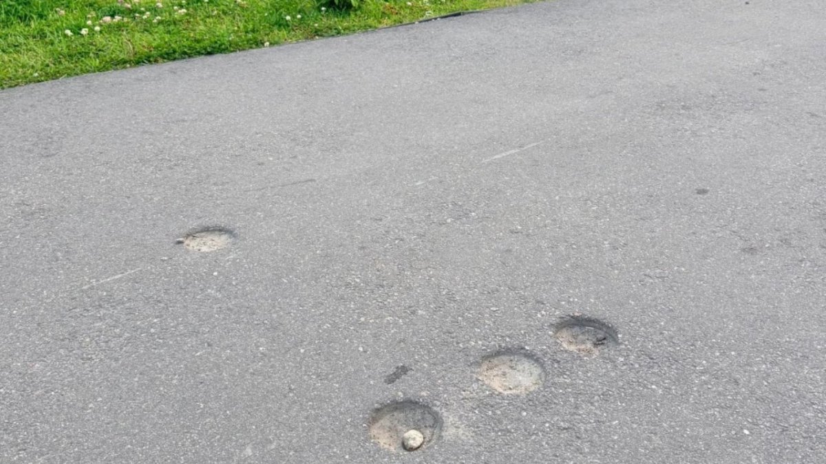 Отверстия в асфальте