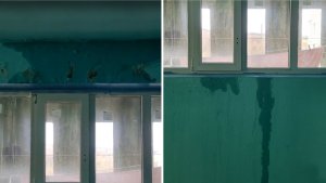 «Второй год безобразие с 1 по 9 этажи»: в Молочном северяне пожаловались на текущие швы в доме