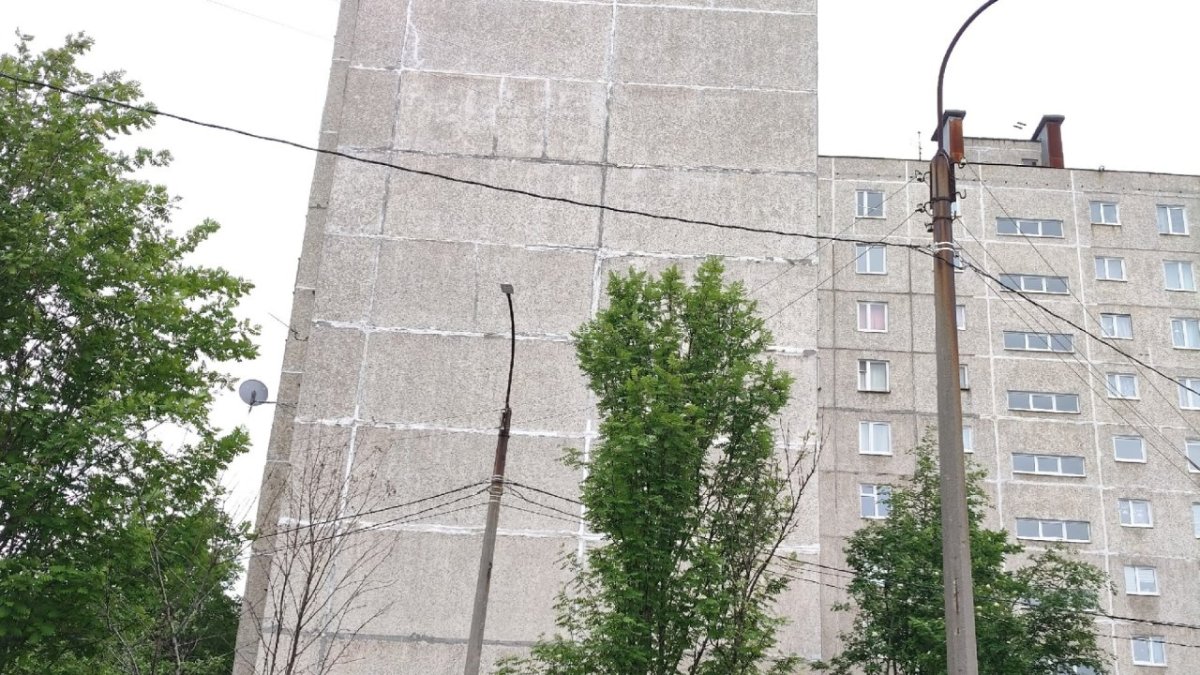 Фасад девятиэтажного дома