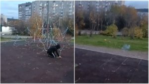 «Маленькие дети пугались»: в Мончегорске взрывали петарды прямо на игровой площадке
