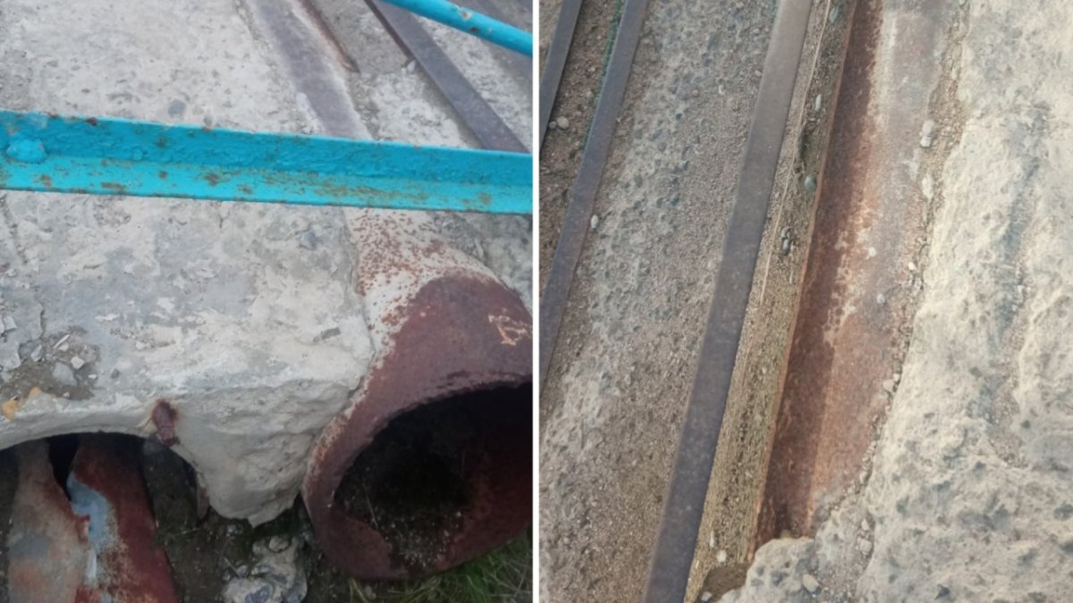 Полуразрушенные ступени