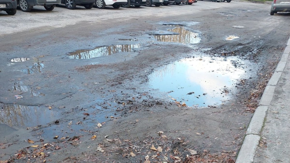 Ямы во дворе дома