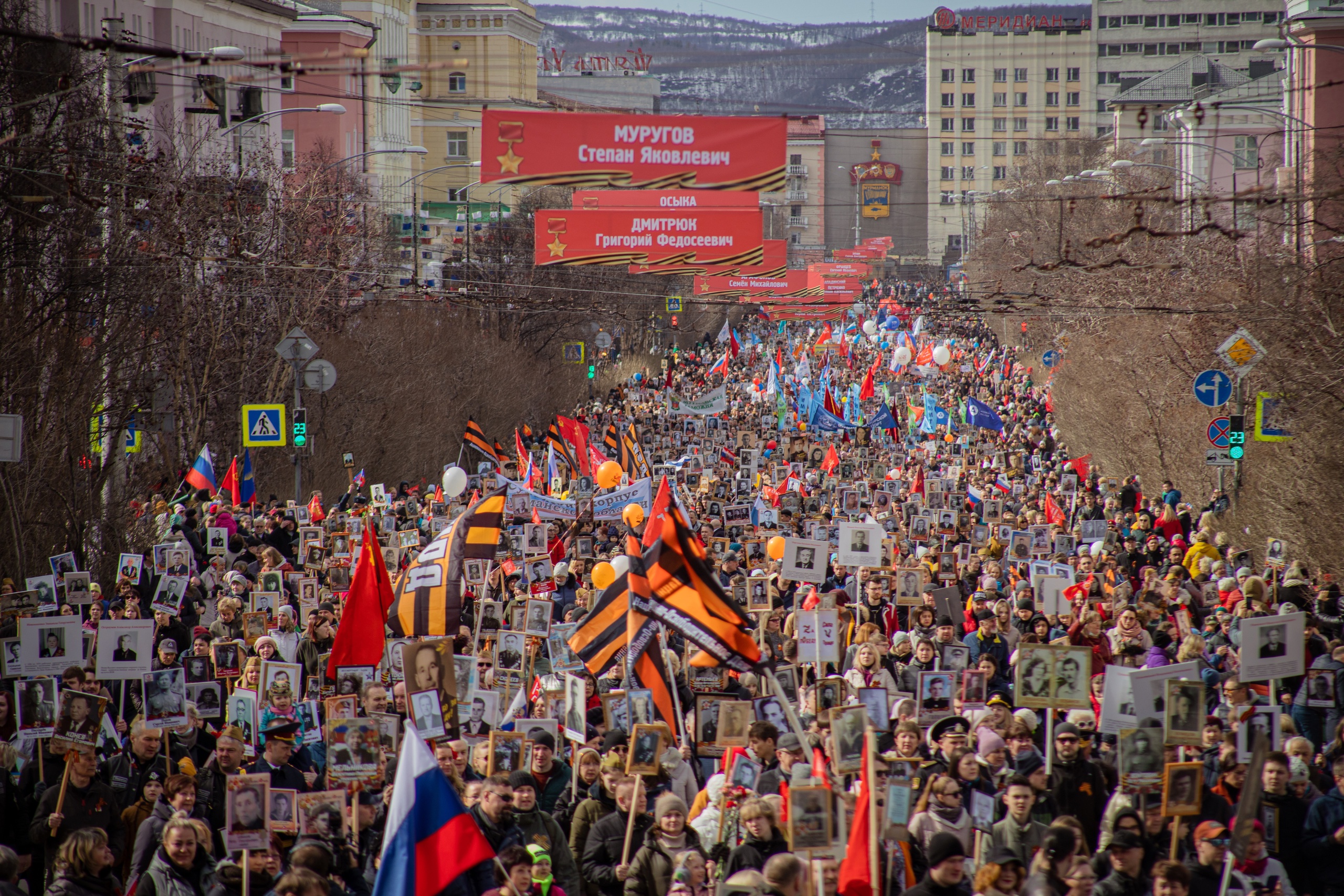 9 мая в Мурманске будут действовать ограничения на проезд транспорта