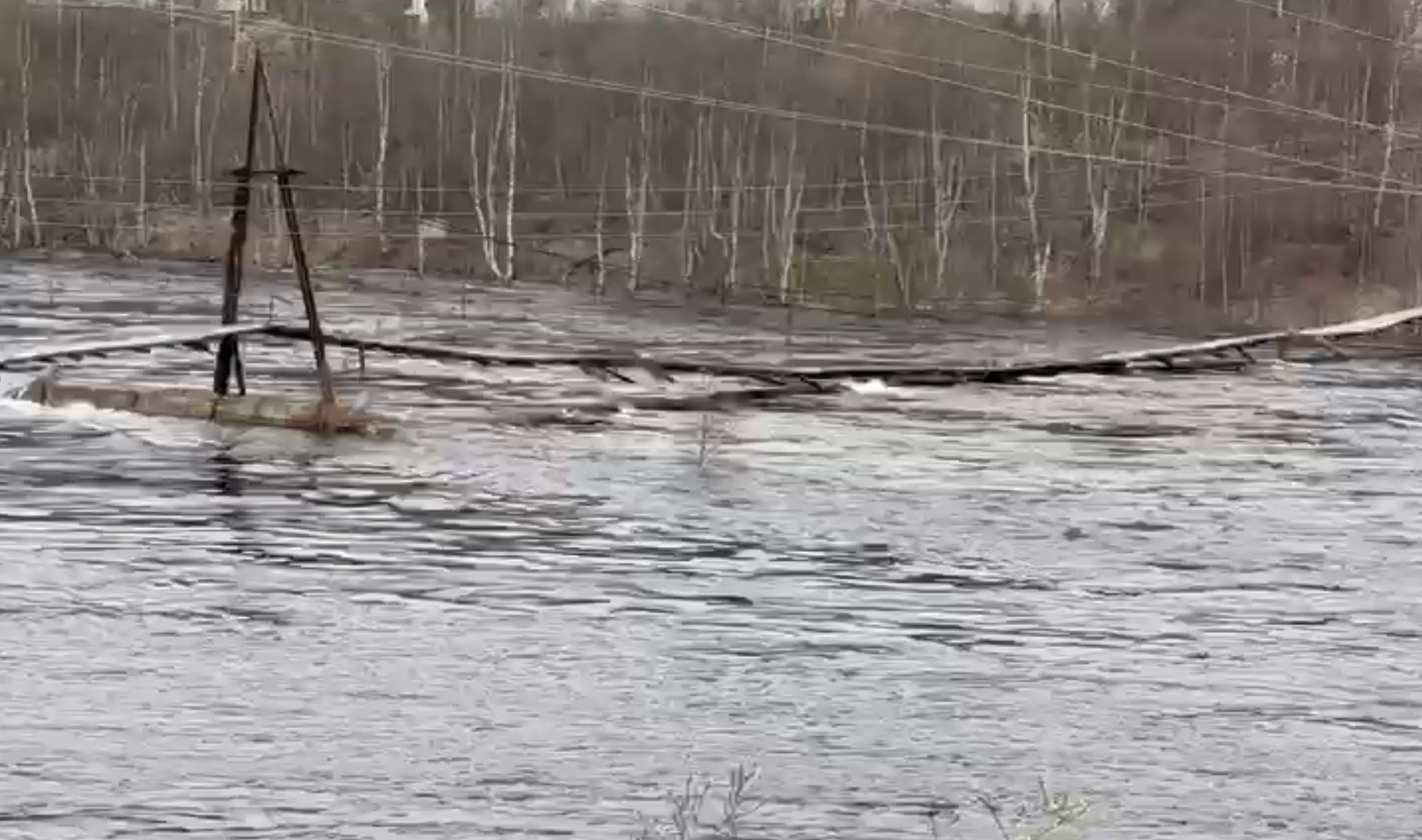 Вода в реке Кола поднимается на 4 см в час — под угрозой подтопления мосты и дачные поселки