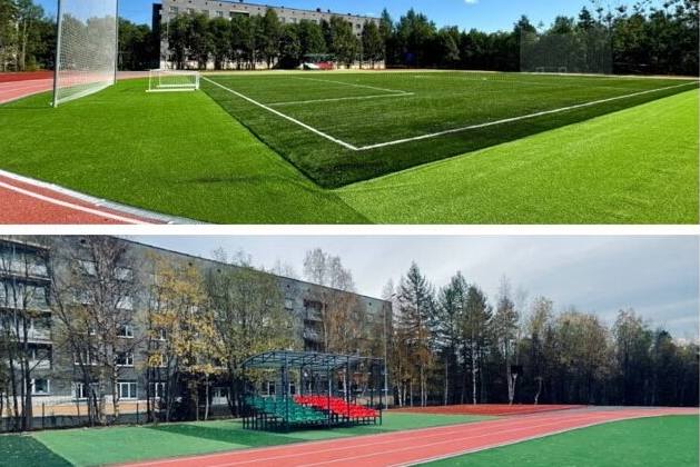 Бег и баскетбол: заниматься физкультурой на стадионе колледжа в Мончегорске разрешили всем желающим