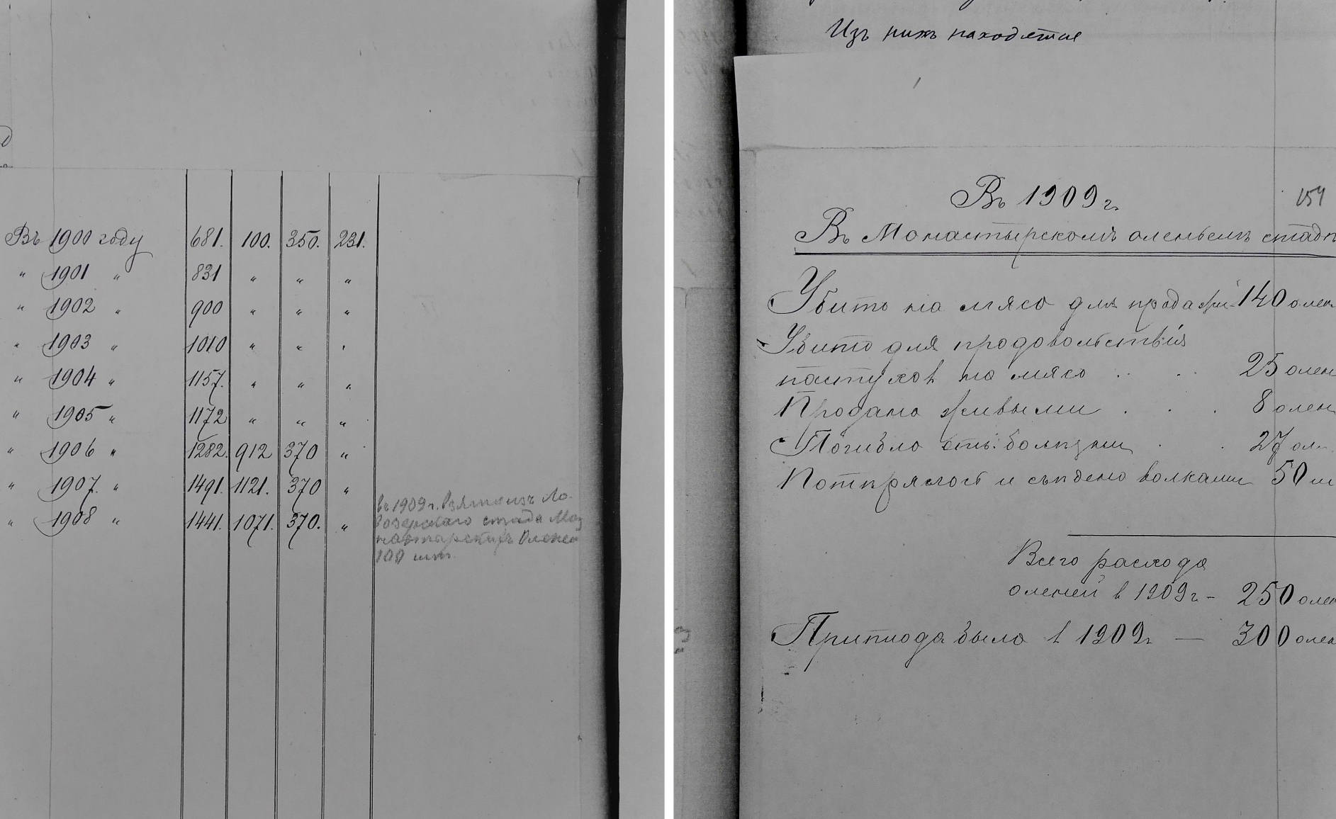 В Трифонов Печенгском монастыре в начале 20 века держали почти 1,5 тысячи оленей