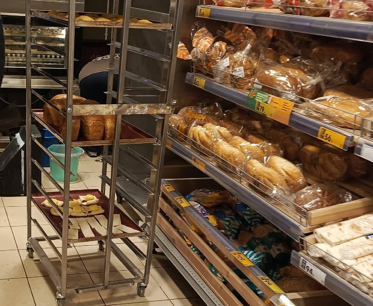 «Мимо тележки с булочками ходят люди, грязь попадает на продукцию, ещё и собака лежит»: мончегорцы в шоке от местного магазина