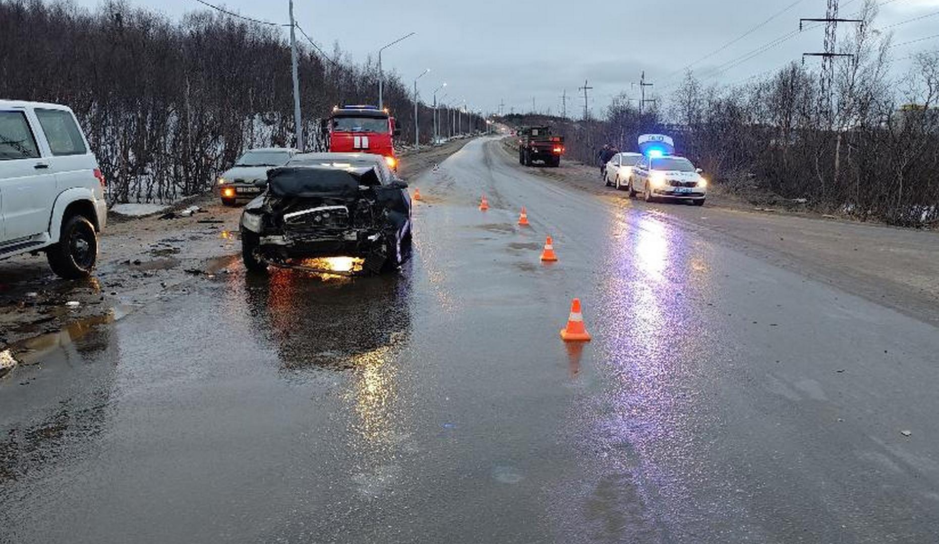 Цепная авария на объездной к Североморску: пьяный водитель «Ауди» протаранил две машины